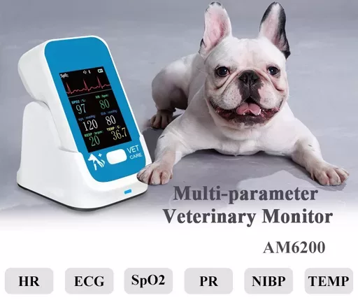 Portable Multi-Parameter Veterinary Monitor